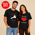 I Found The Key I Locked My Heart Couple T Shirt