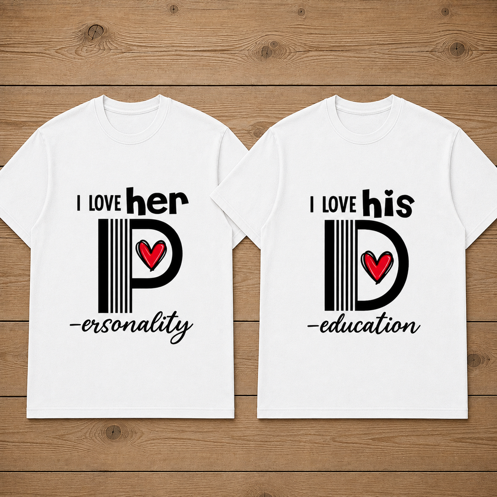 I Love Her Personality Couple T Shirt