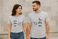 I'm With Her He's With Me Couple T-Shirt
