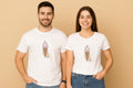 Cute Ice Cream Couple T-Shirt
