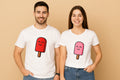 Ice Cream Couple T Shirt