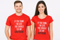 If You Think I Am Cute You Should See My Girlfriend Boyfriend Couple T-Shirt