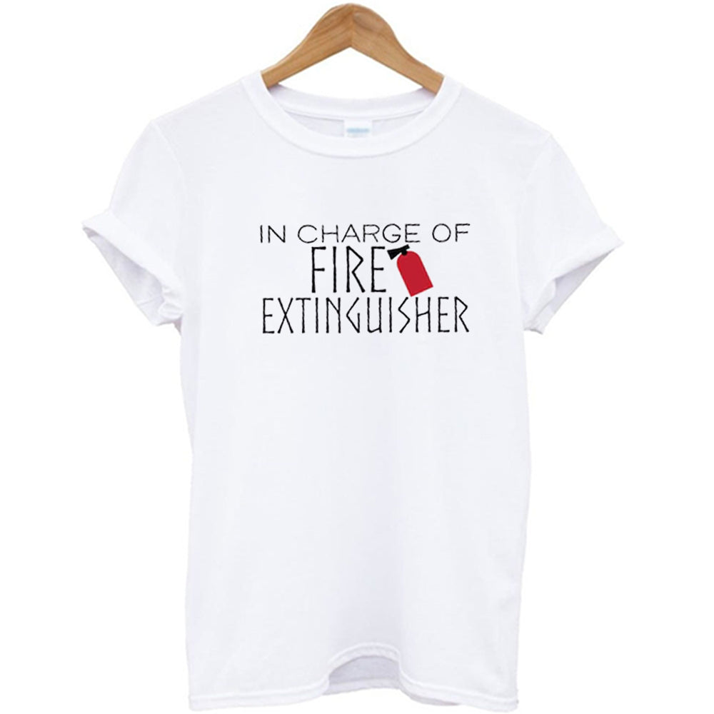 In Charge of Fireworks Matching 4th of July T-Shirt
