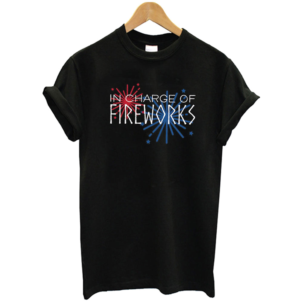 In Charge of Fireworks Matching 4th of July T-Shirt