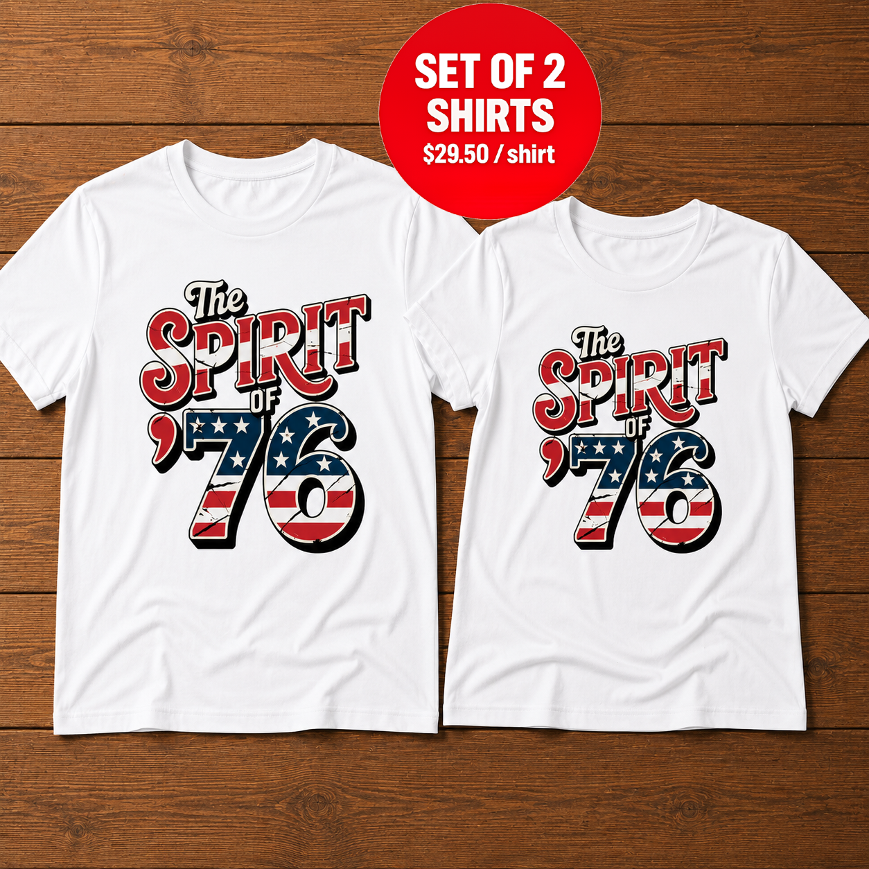 Independence Day The Spirit Of 76 T-Shirt