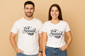 Just Married White Couple T-Shirt