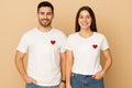 LOVE JETAIME unisex couple tshirt