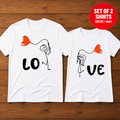 LOVE Balooaccccn Matching Couple T-Shirt