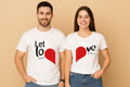 Let Love Create Miracle Couple T Shirt