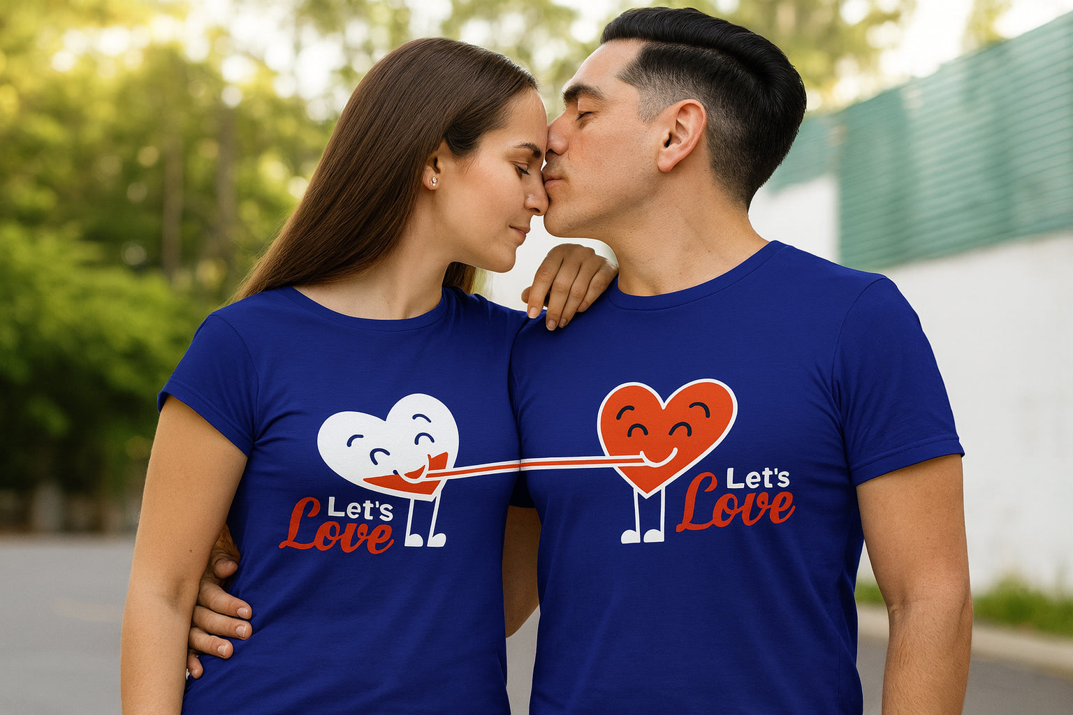 Lets Love Couple T-Shirt