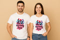 Love More Worry Less Couple T-Shirt