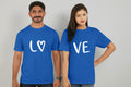 Love Printed Couple T-Shirt