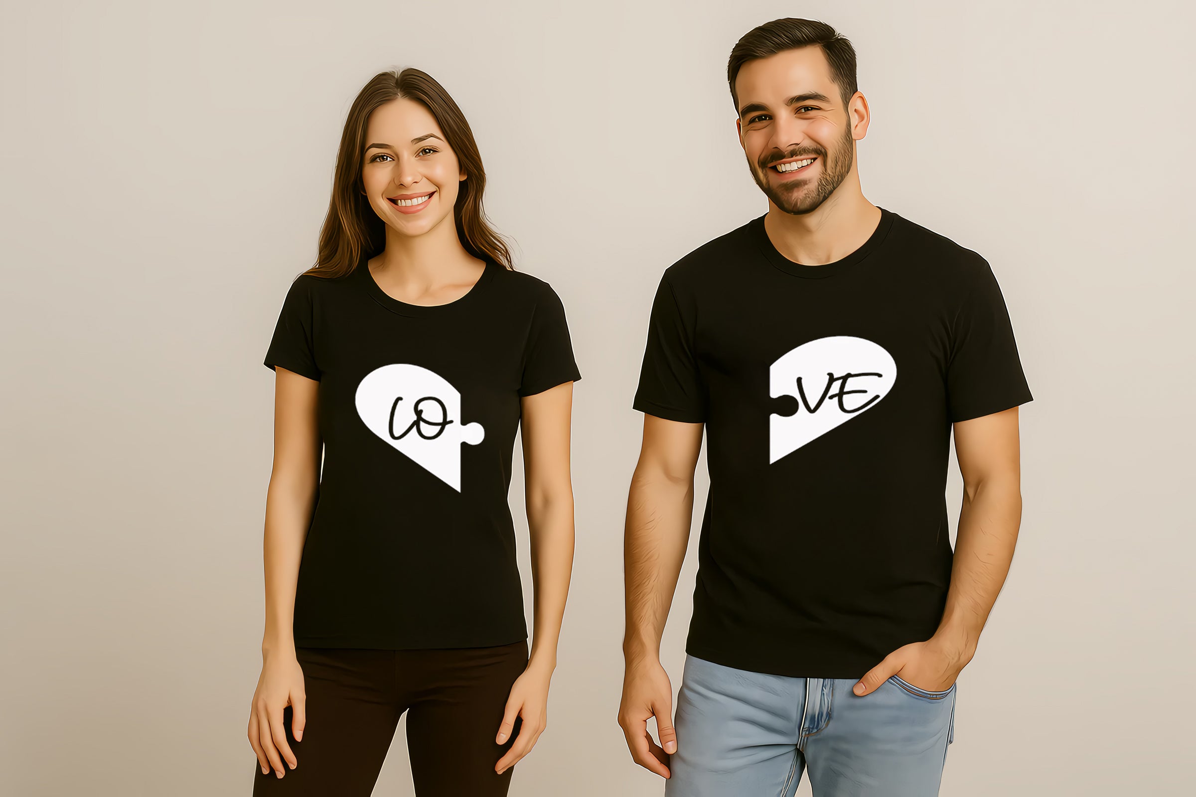 Love Puzzle Couple T-Shirt
