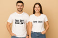 Love Sucks True Love Swallows Couple T Shirt