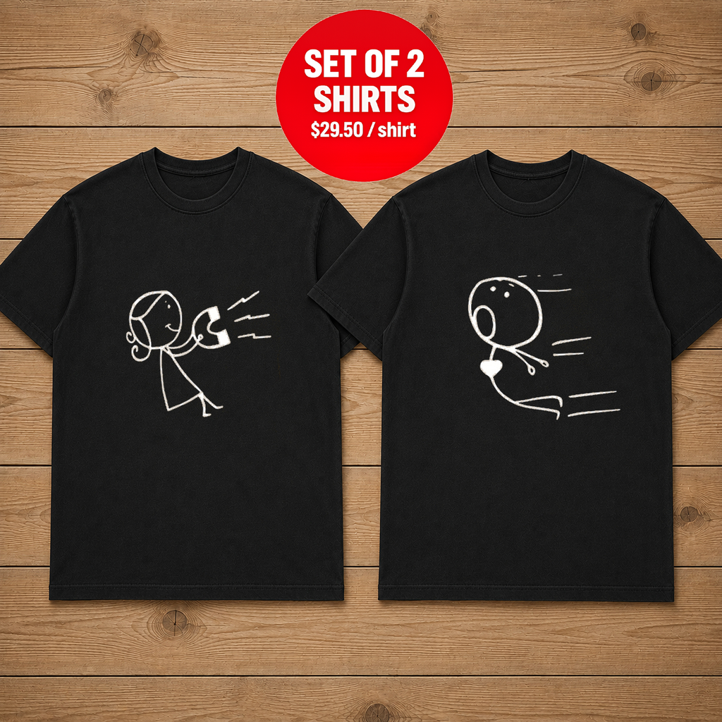 Magnet Couple T Shirt