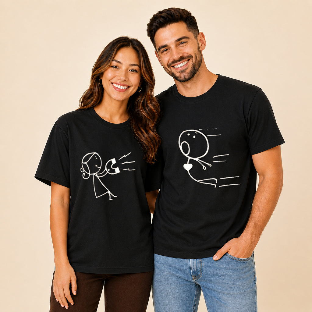 Magnet Couple T Shirt