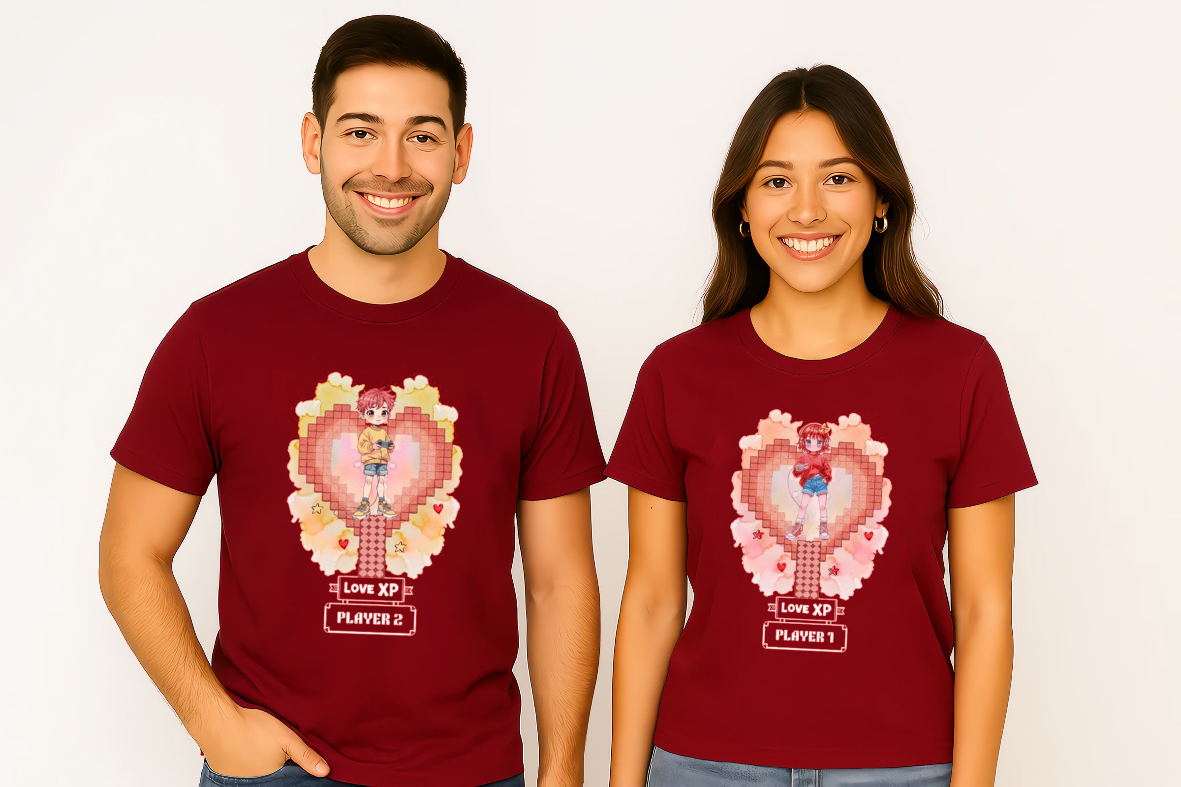 Matching Gamer Couple T-Shirt