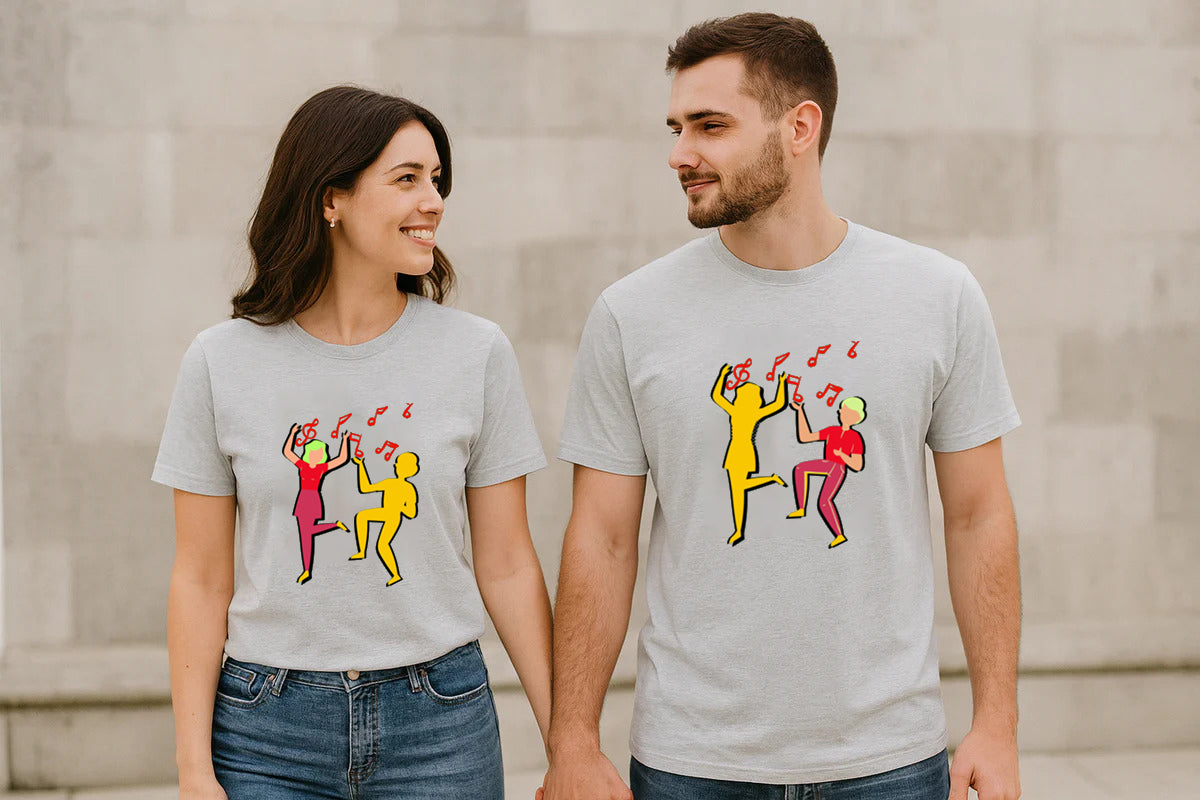 Matching and Dancing Couple T-Shirt