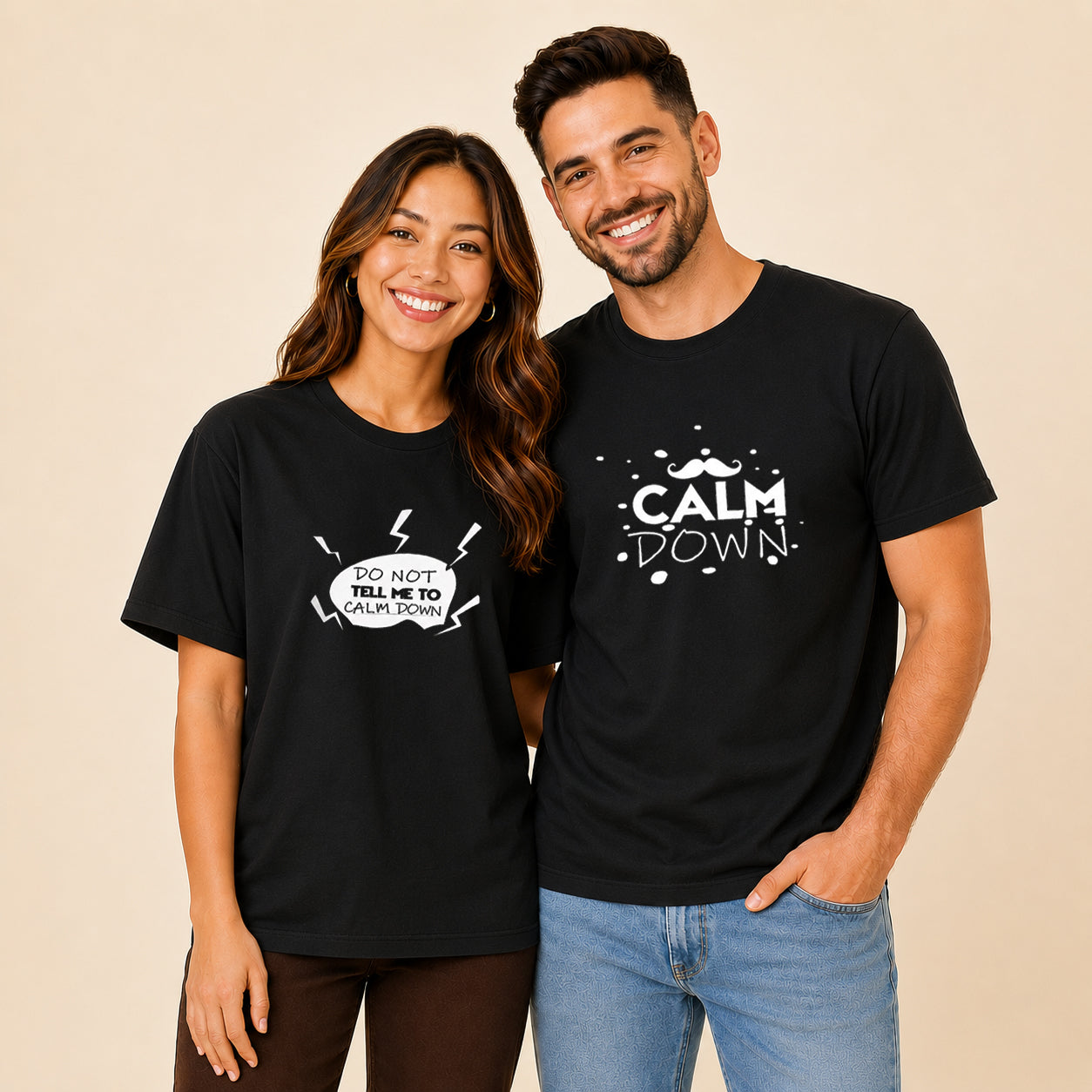 Mr Calm Down Mrs Do Not Tell Me To Calm Down Couple T Shirt