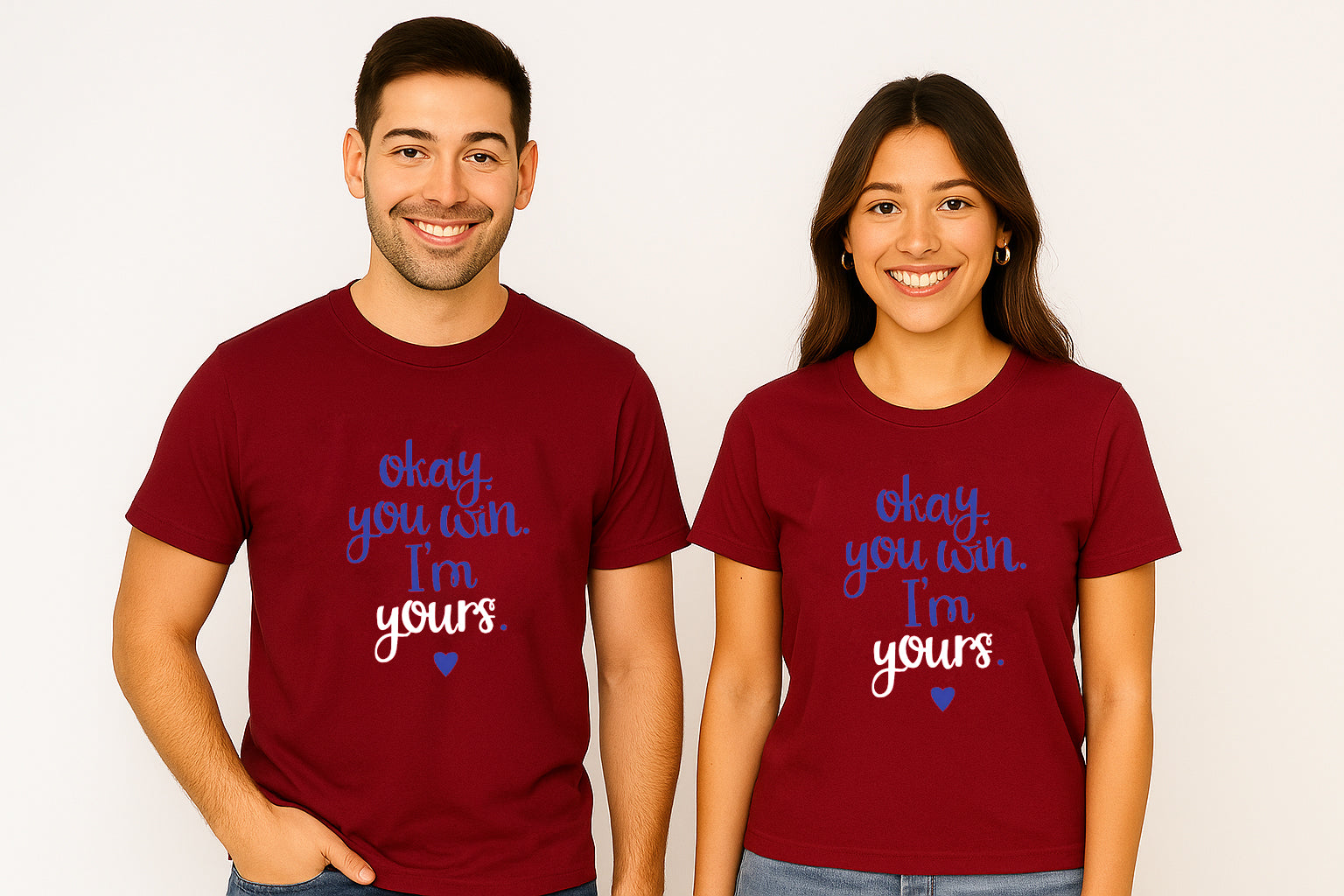 Okay You Win I Am Yours Couple T-Shirt