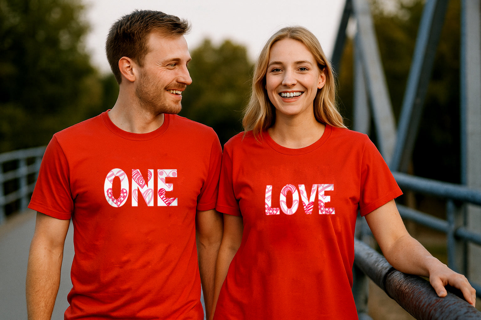 One Love Couple T-Shirt