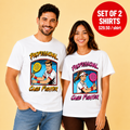 Professional Cage Fighter Couple T-shirts