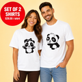 Panda's Cute Couple T Shirt