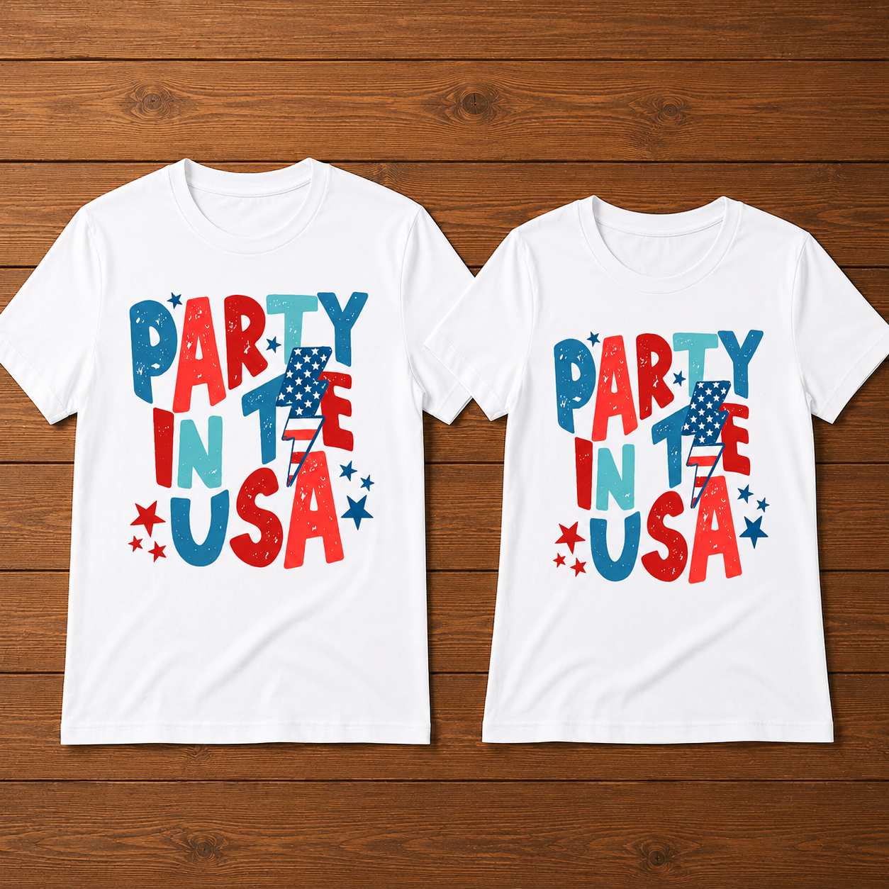 Party In The USA Couple T-Shirt