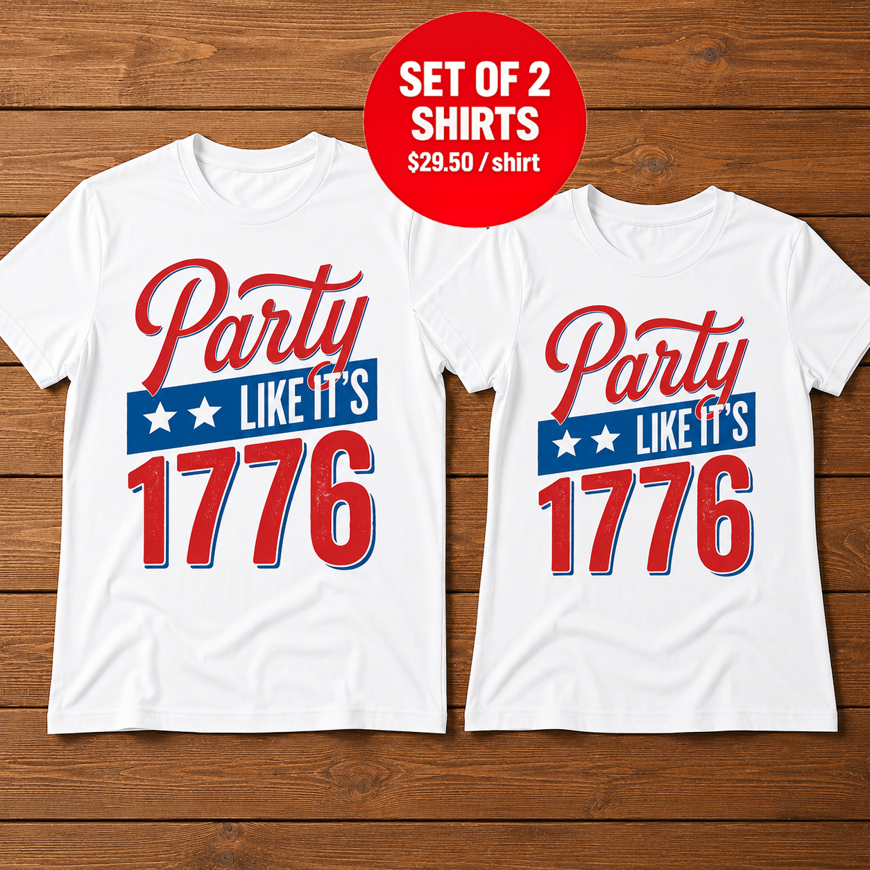 Party Like It's 1776 T-Shirt