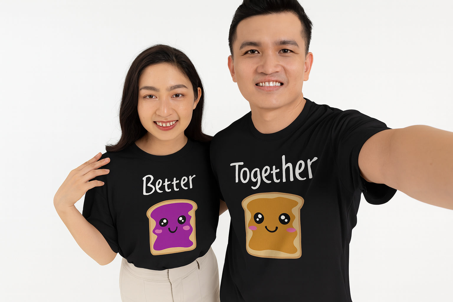Peanut Butter And Jelly Couple T Shirt