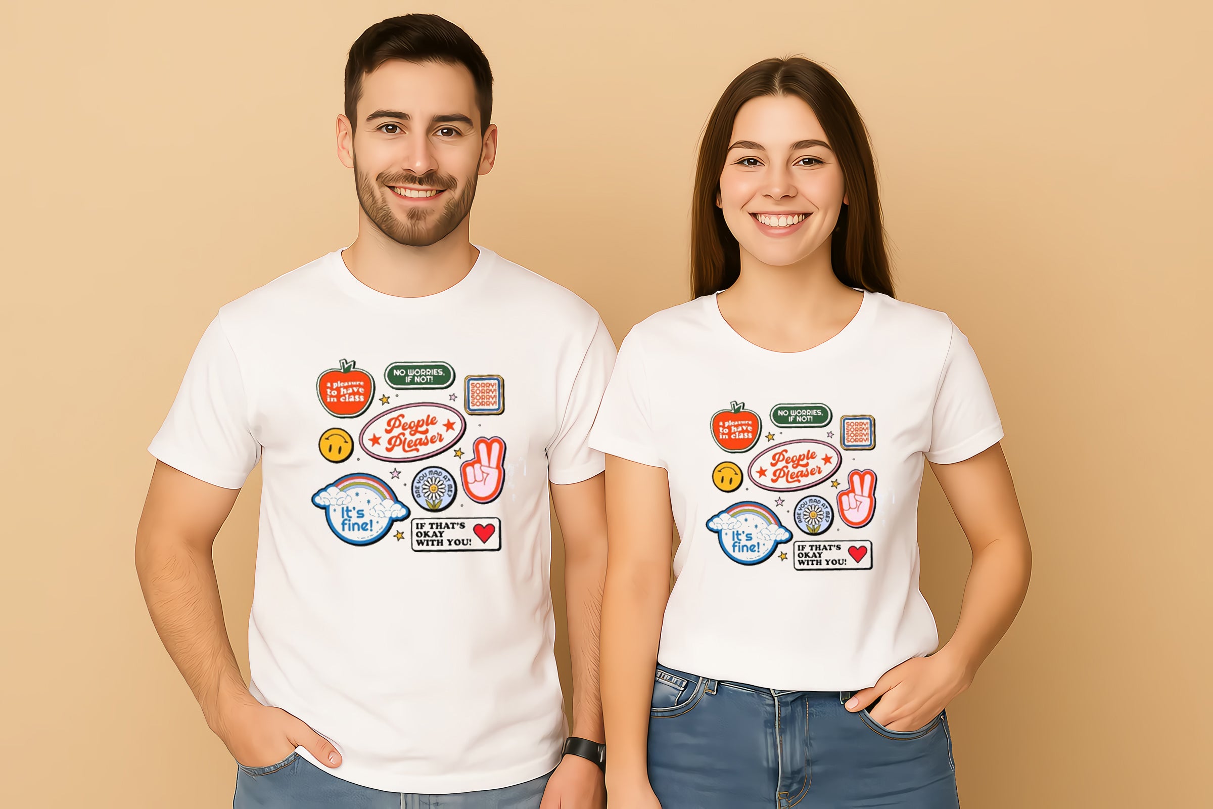 People Pleaser Couple T-Shirt