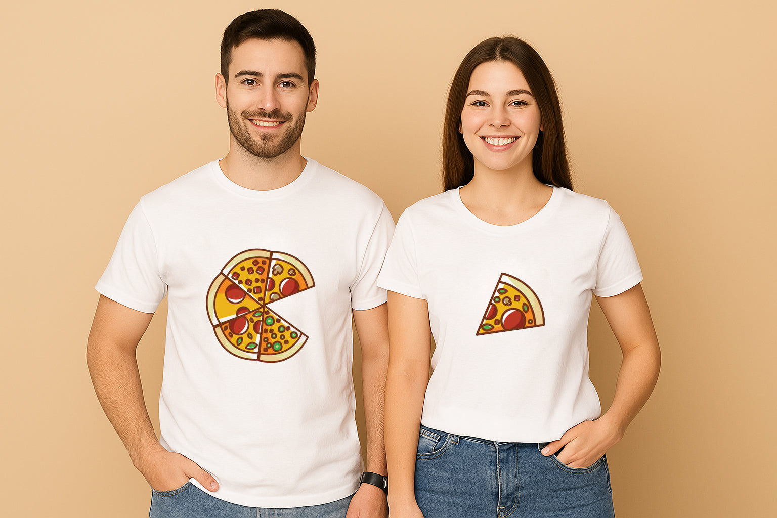 Pizza Couple T-shirt