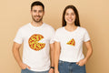 Pizza Theme Valentine's Day Couple T-Shirt