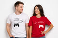 Player 1 Player 2 Gamer Couple T-Shirt