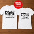 Power Couple Powered By God T-Shirt