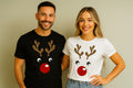 RUDOLPH Christmas Couple T Shirt
