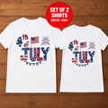 Red White Star 4th of July T-Shirt