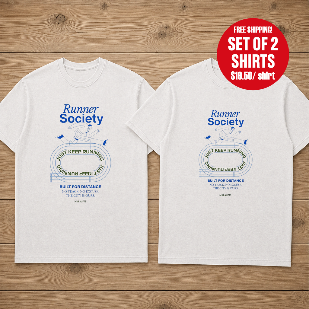 Runner Society Just Keep Running T-shirt