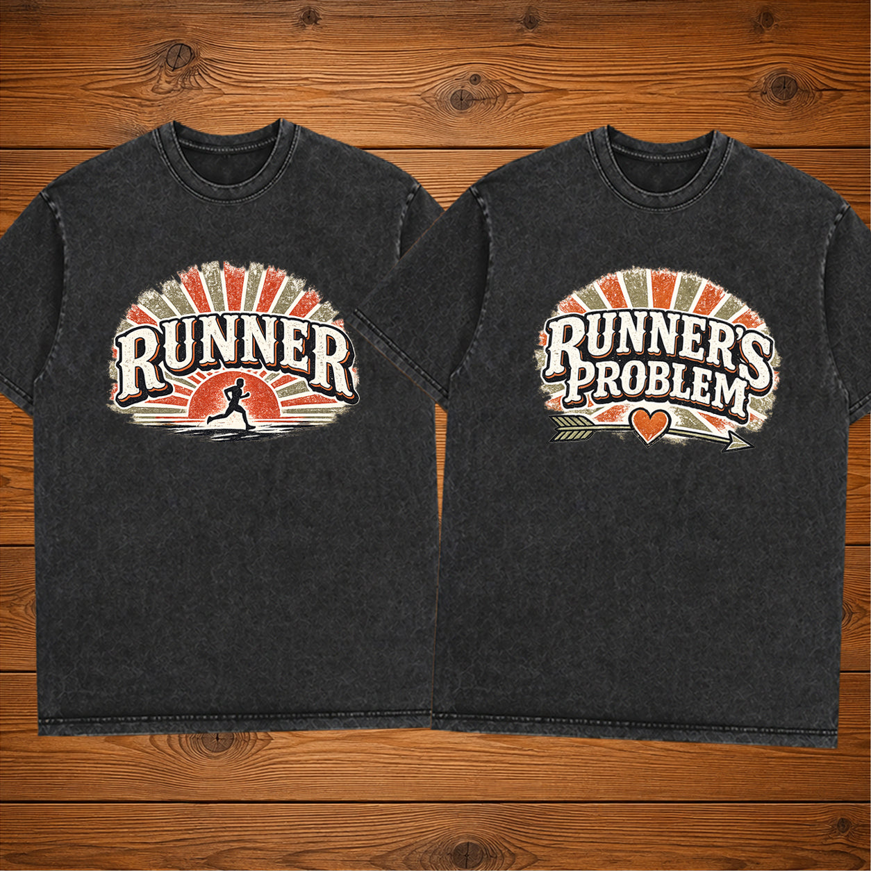 Runner and Runners Problem Matching Couples T-shirt