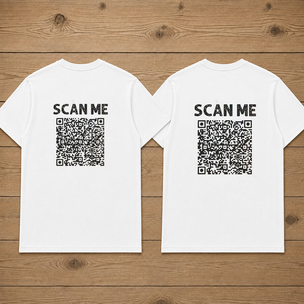 Scan Me Couple T Shirt Back