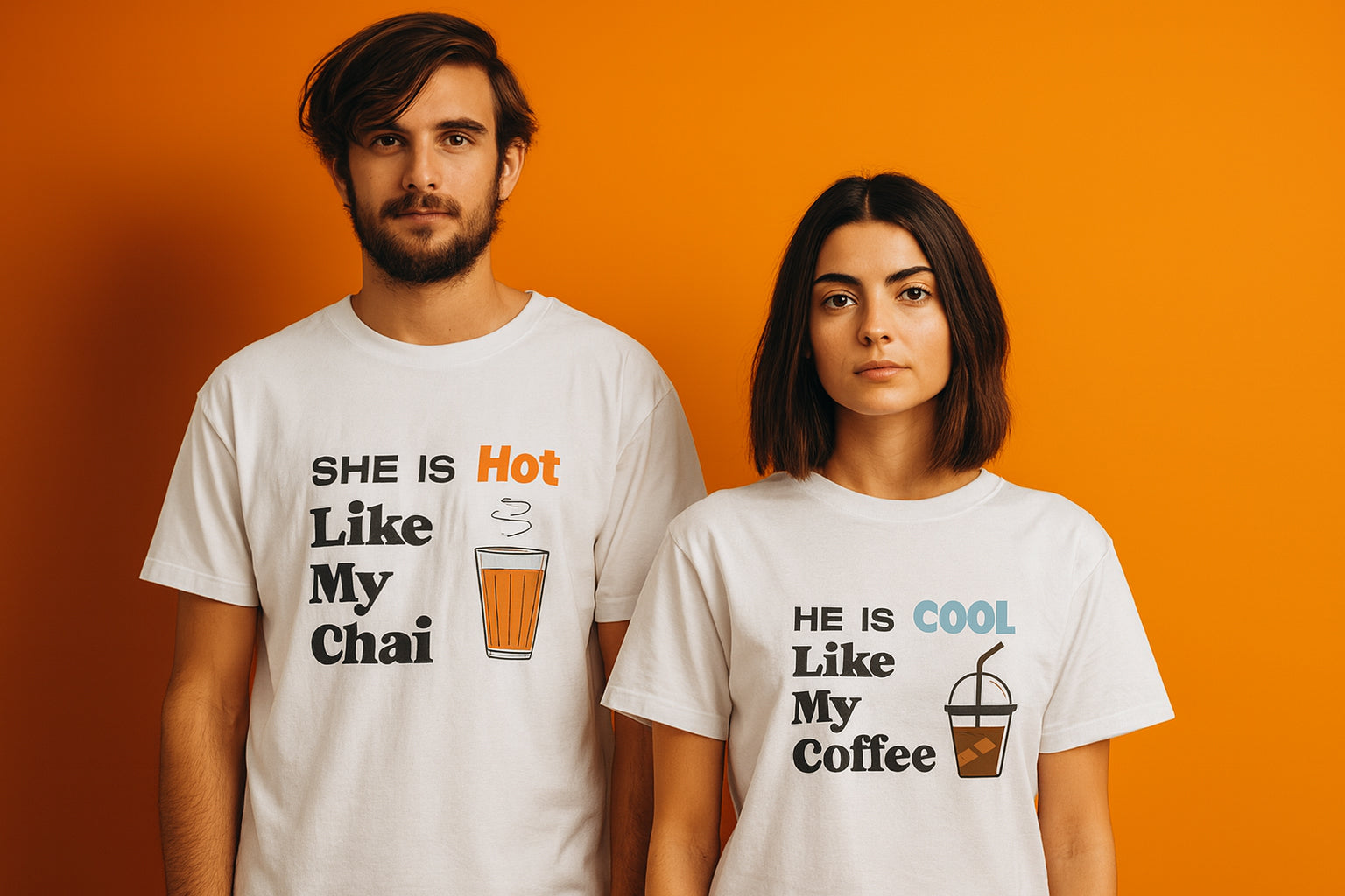 She Is Hot He Is Cool Latest Couple T-shirt
