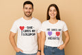 She Likes My Lollipop Couples T Shirt