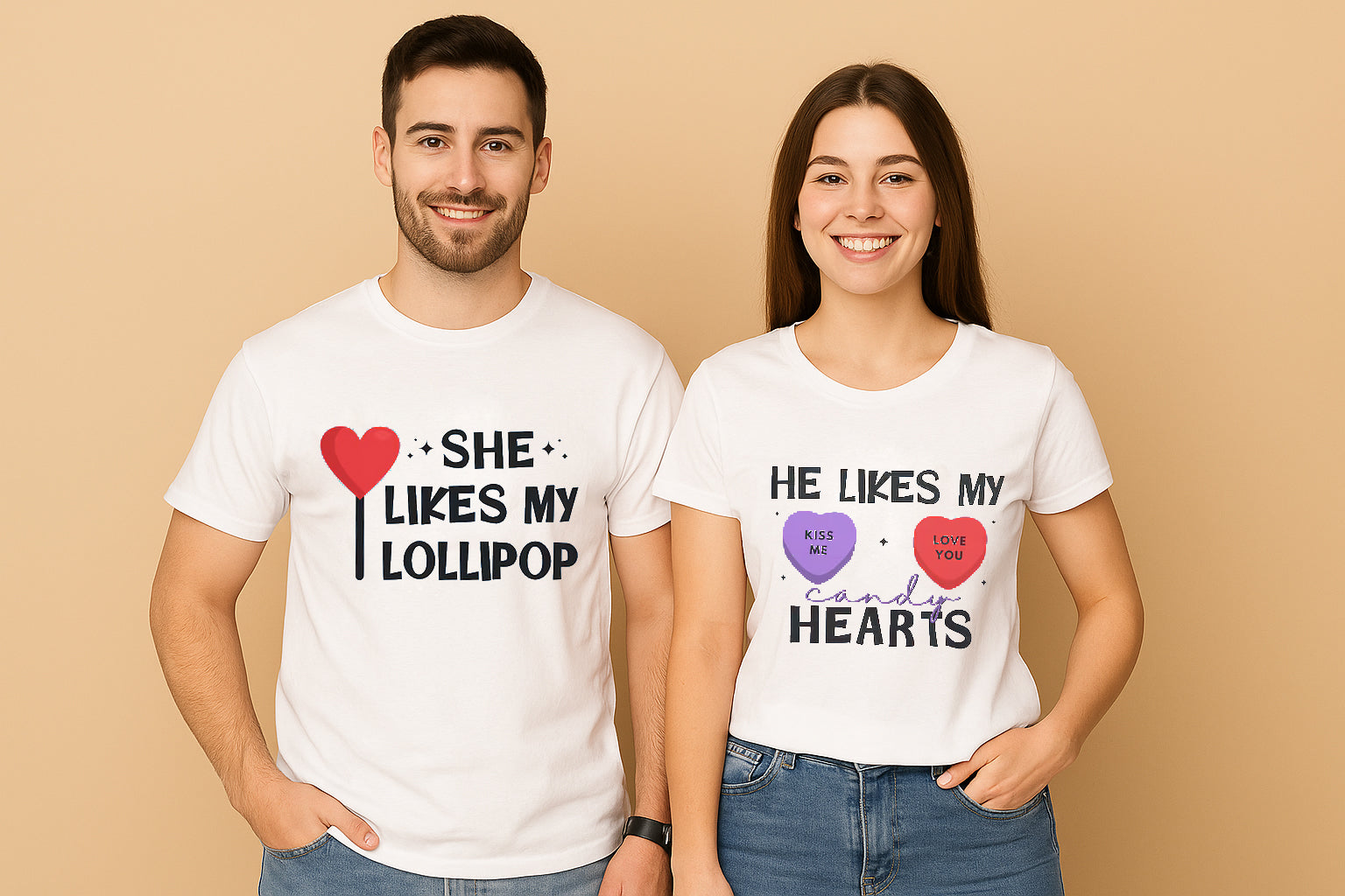 She Likes My Lollipop Couples T Shirt