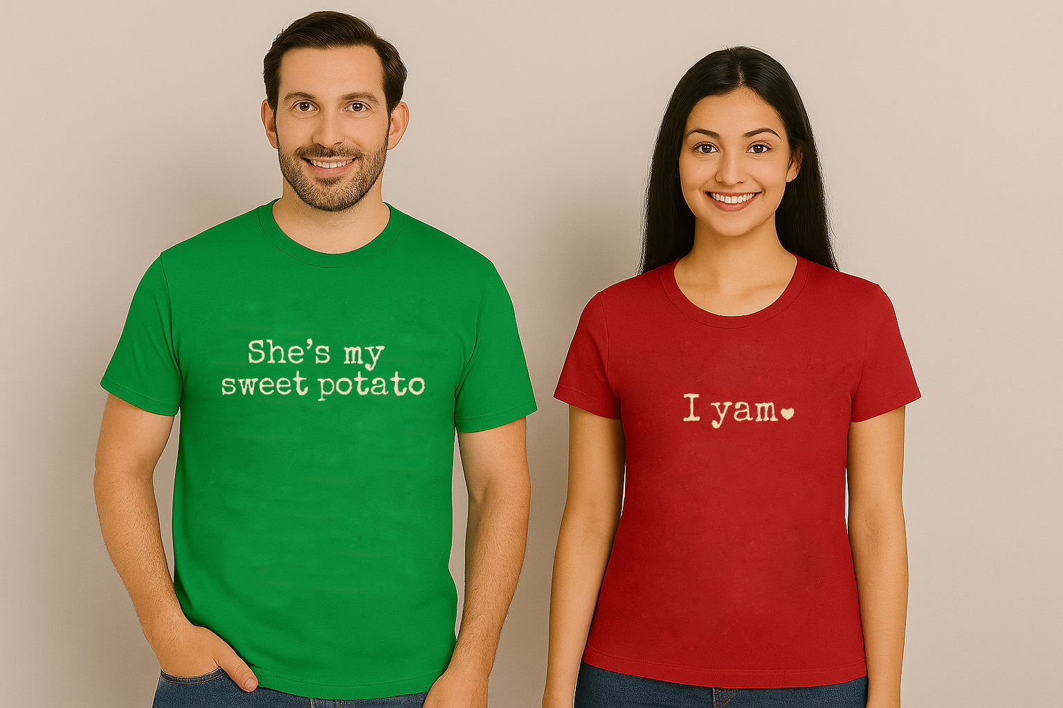 She's My Sweet Potato I Yam Matching Husband Wife Shirt
