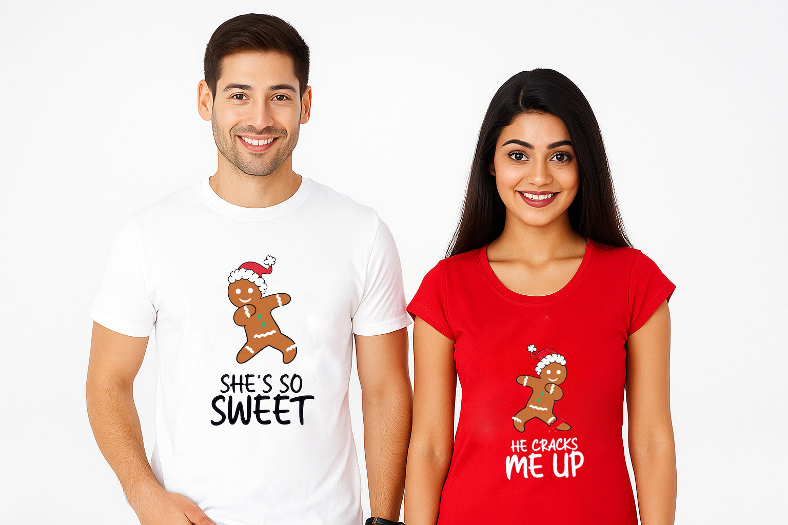 She's So Sweet He Cracks Me Up Couple T Shirt