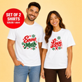 Snow Much Love Couple Christmas T-shirt