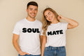 Soul Mate Font Couple T Shirt