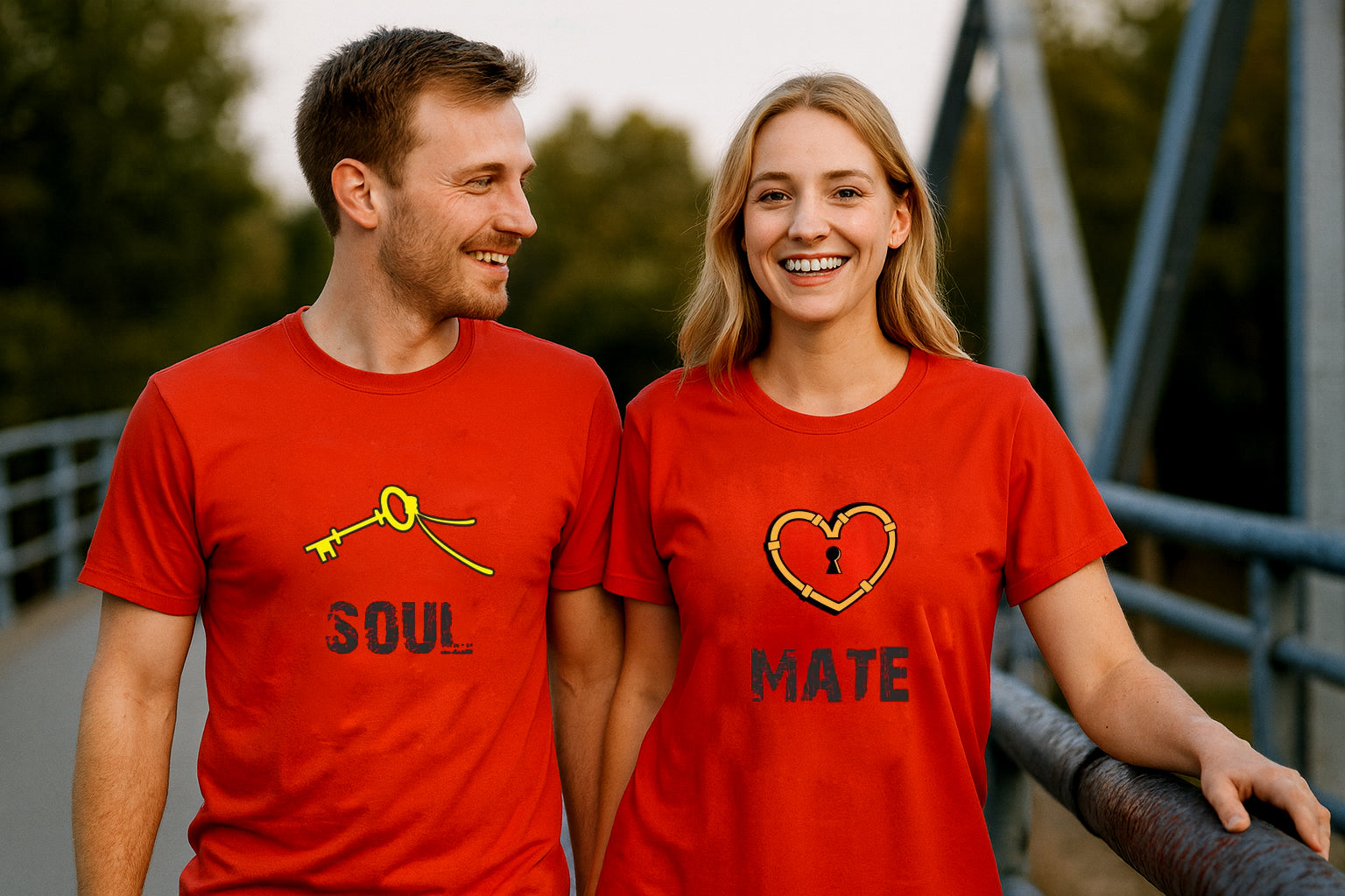 Soul Mate Key Couple T-Shirt