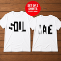 Soul Mate Matching Couples Valentine's Day Gift T-Shirt