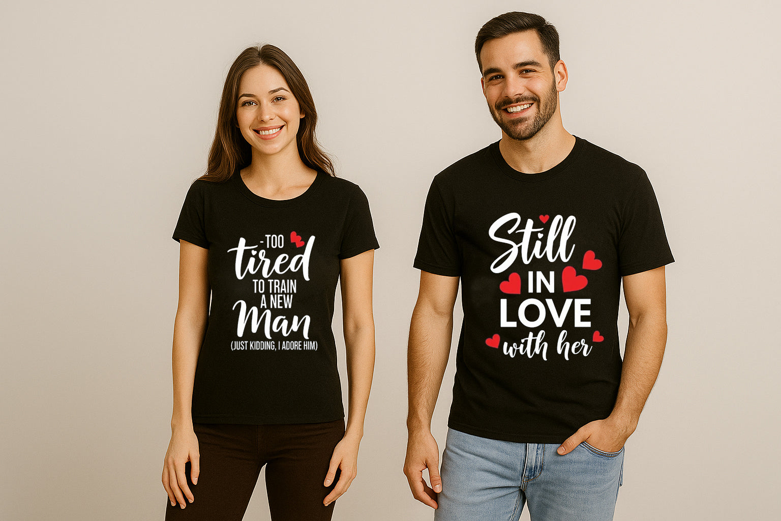Still In Love With Her Couple T Shirt
